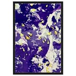 Purple, White & Gold Framed Canvas 240 4a0abde5-334a-418a-bde5-32aa8f32a434